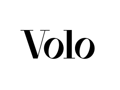 Logo for Clothes Brand VOLO branding graphic design logo