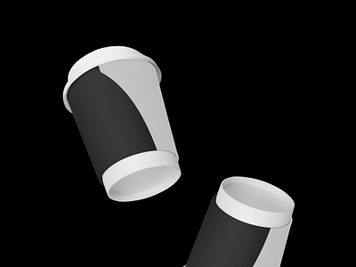 Urban Coffee Bar Cups branding design illustration logo vector