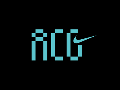 acg letters branding design logo vector