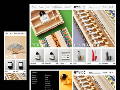BYREDO Website Concept design ui ux web website