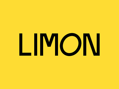 LIMON logotype branding design logo typography vector