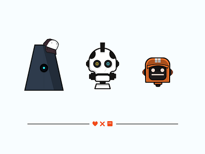 Three Robots: Love, Death + Robots adobe illustrator digitalartist digitalillustration illustrations illustrator netflix