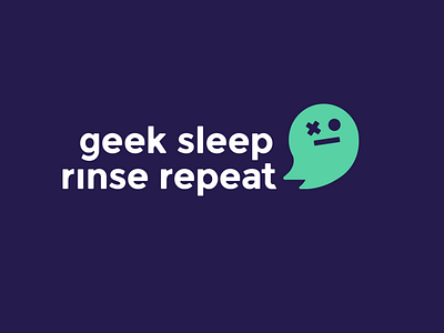 Geek Sleep Rinse Repeat, Logo