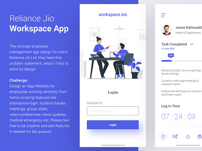 Workspace App UI