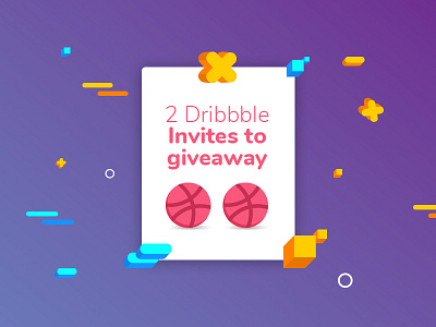 2 Dribbble Invites to Giveaway