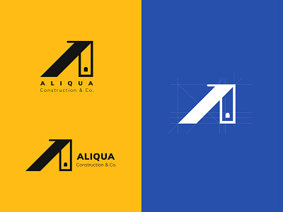 Aliqua - Logo Design aesthetic aliqua branding clean construction construction company construction logo creative design studio icon logo logo design logo design branding logo design challenge logo design concept logo idea logo ideas logo inspiration minimal vector