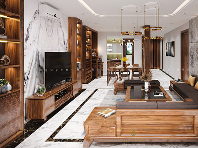 DỰ ÁN SIÊU BIỆT THỰ HẠ LONG 3d interior design villa