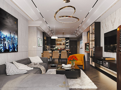 DỰ ÁN BIỆT THỰ ĐƠN LẬP GAMUDA CITY 3d design interior design