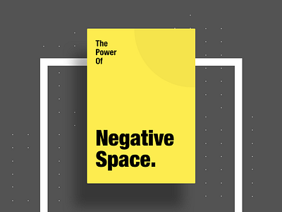The power of negative space book nagative space typography