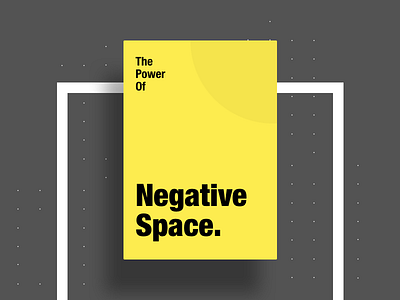 The power of negative space