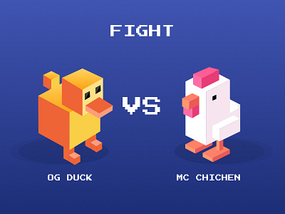 Fight Night fight illustration pixel art pixelwar vector