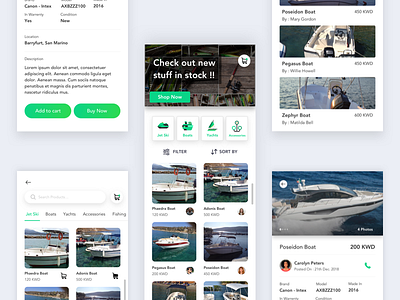 Ship-It app clean design minimal ui ux vector