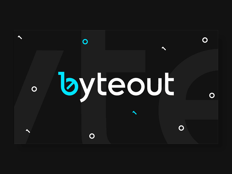 Byteout Visual Identity branding development gif software