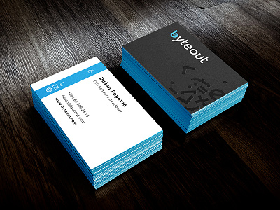 Byteout Business Cards business cards design
