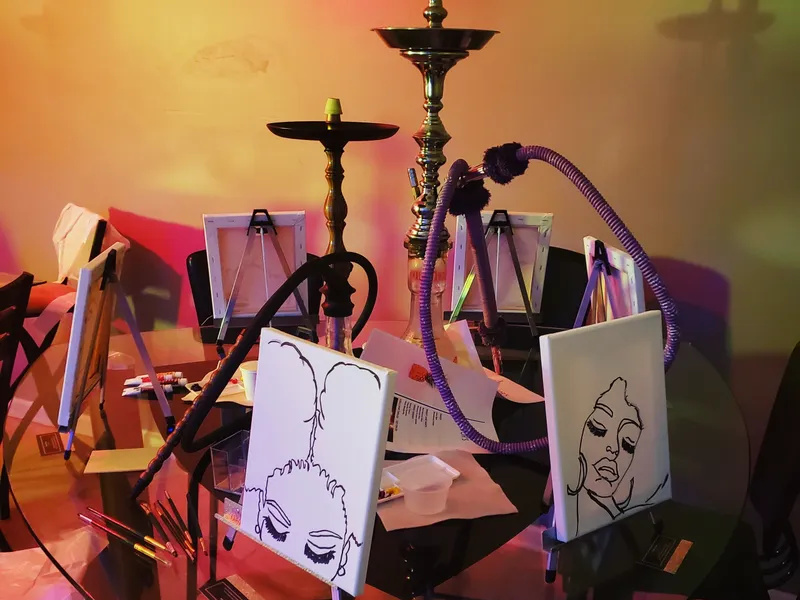 Paint party by QUEENS SMOKE HOOKAH on Dribbble