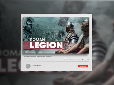YouTube Thumbnail | Ancient Rome