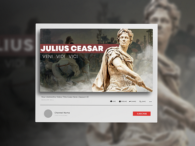 YouTube Yhumbnail design | Ancient Rome banner design history thumb thumbnail youtube youtube banner youtube channel youtube logo yt