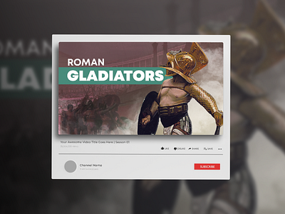 YouTube Yhumbnail design | Ancient Rome banner design graphic design thubnail thumbnail thumbnail creator thumbnail design thumbnail designer youtube yt