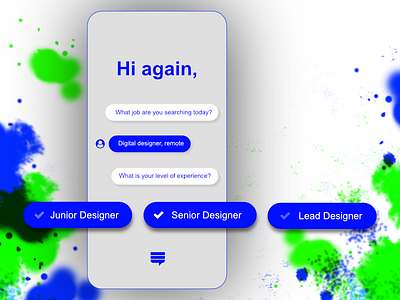 Mobile screen affinitydesigner app mobile ui