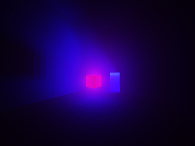 MagicaVoxel Cube 3d cube design light magicavoxel minimalist shadow test voxel