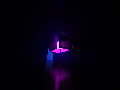 #Boxes #Lights #MagicaVoxel 3d cube lights magicavoxel shadow voxel