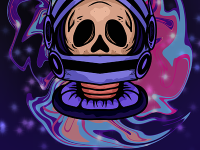 Astroskull animation astronout branding design graphic design illustration logo space vector