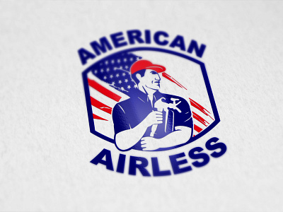 American Airless branding company logo design graphic design illustration logo logo design logodesign professional logo