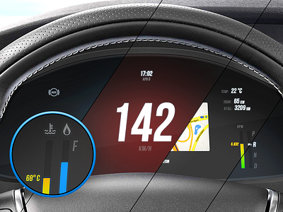 Volvo Dashboard car clear dashboard engine map oil speed sport stats volvo