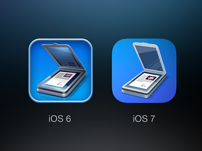 Scanner Pro - iOS 7 icon app comparison device icon ios ipad iphone pro readdle scanner