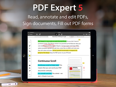 PDF Expert 5.1 - Artworks annotate app application appstore artwork expert ios ipad iphone itunes pdf readdle