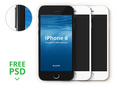 iPhone 6 - Scalable Mockups 4.7'