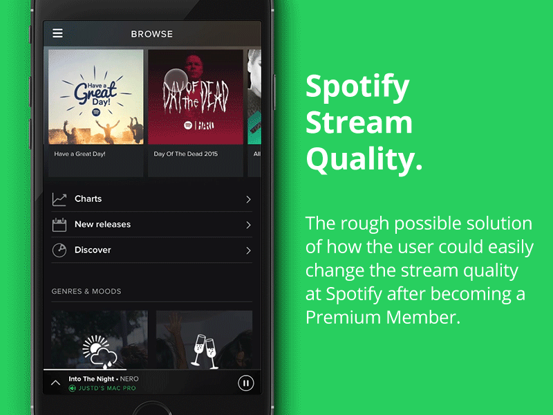 Spotify. Stream Quality