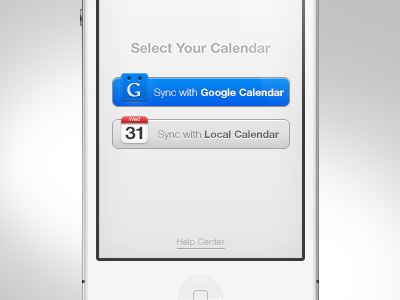 Calendars dialog app application calendars dialog google iphone local readdle screen sync