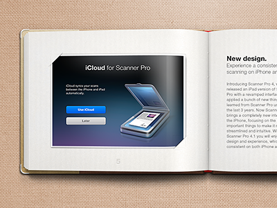 Scanner Pro Book album apple application book ipad iphone paper photo pro readdle scan scanner scanner pro screen text top view