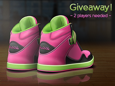 Invites Giveaway awesome basketball dribbble dribbbler giveaway invite player shoes two