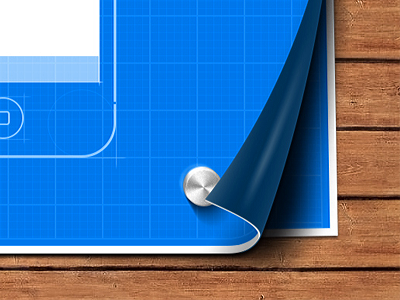 Blueprint - teaser blueprint desk iphone paper preview sketch teaser wood