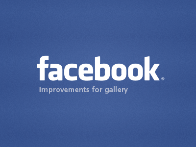 Facebook - ideas for gallery album facebook gallery idea improvement network photo social