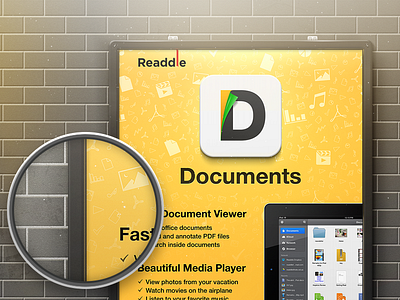 Documents - First look on Macworld 2013 app apple application documents ipad iworld macworld poster promo readdle