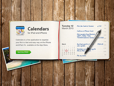 Calendars - Plan Your Life app application calendar day device ipad iphone life month notebook pen plan planner readdle week