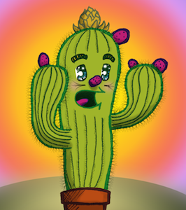 Cactus Man cactus cute drawing illustration photoshop