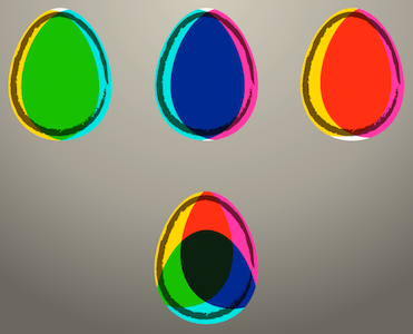 CMYK eggs avatar cmyk egg ink offset videogame