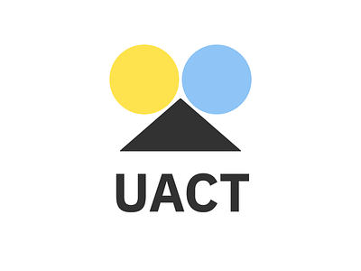UACT act branding design logo ua ukraine vector volunteer war