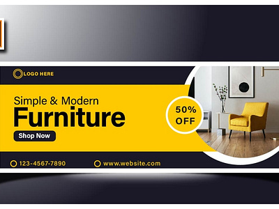 Furniture Banner for Sale ads design banner banner ads banner ads design banner design banner in illustrator banner post design graphic design illustration logo