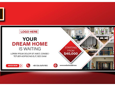 Ad Banner For Dream House 3d ads design animation banner banner ads banner ads design banner design banner in illustrator banner post branding design graphic design illustration logo motion graphics ui