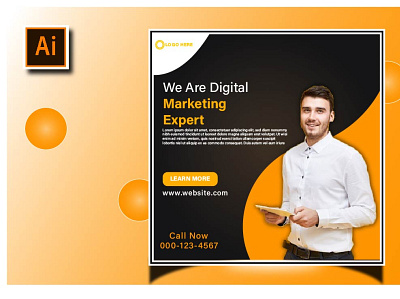 Digital Market Banner ads design banner banner ads banner ads design banner design banner in illustrator banner post design illustration logo