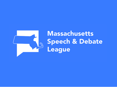Massachusetts Speech and Debate League Logo branding debate design logo logos massachusetts msdl tournament