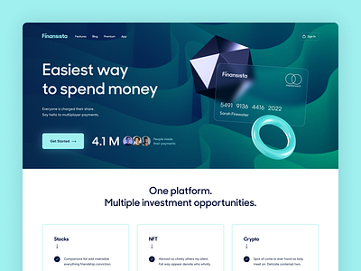 Financial / Crypto / Website design