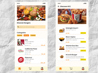 Food Delivery - Mobile App UI UX uiux foodappui