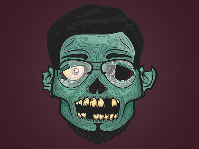 Zombie Teacher dead monster vector zombie