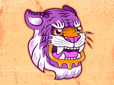 TIGRIS animal design feline guturo neotradicional tattoo tiger tigre vector wild